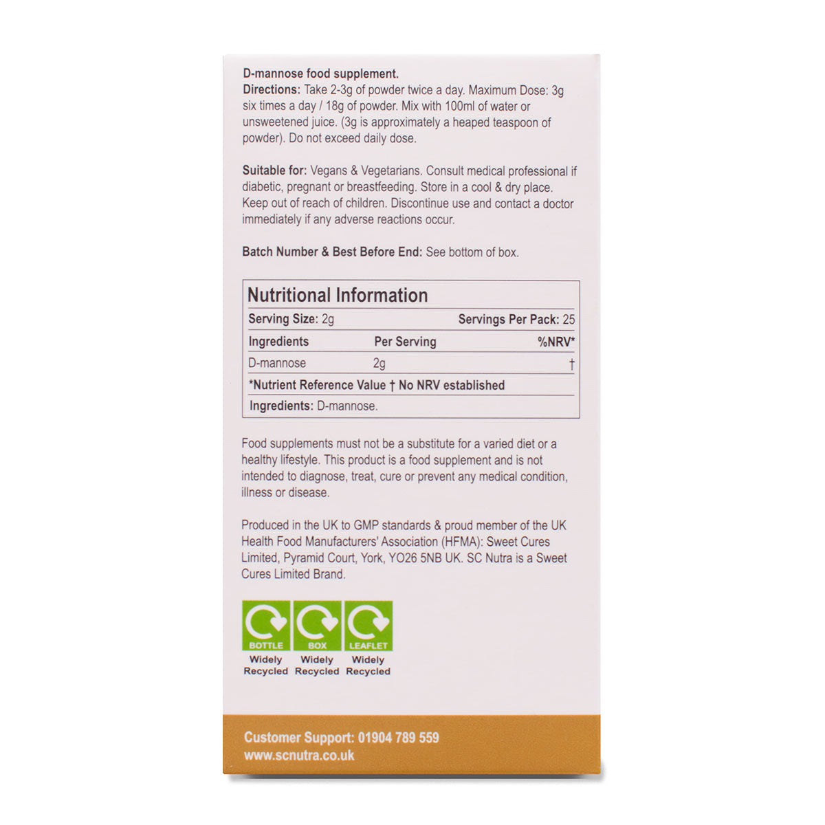 Waterfall D-Mannose Powder