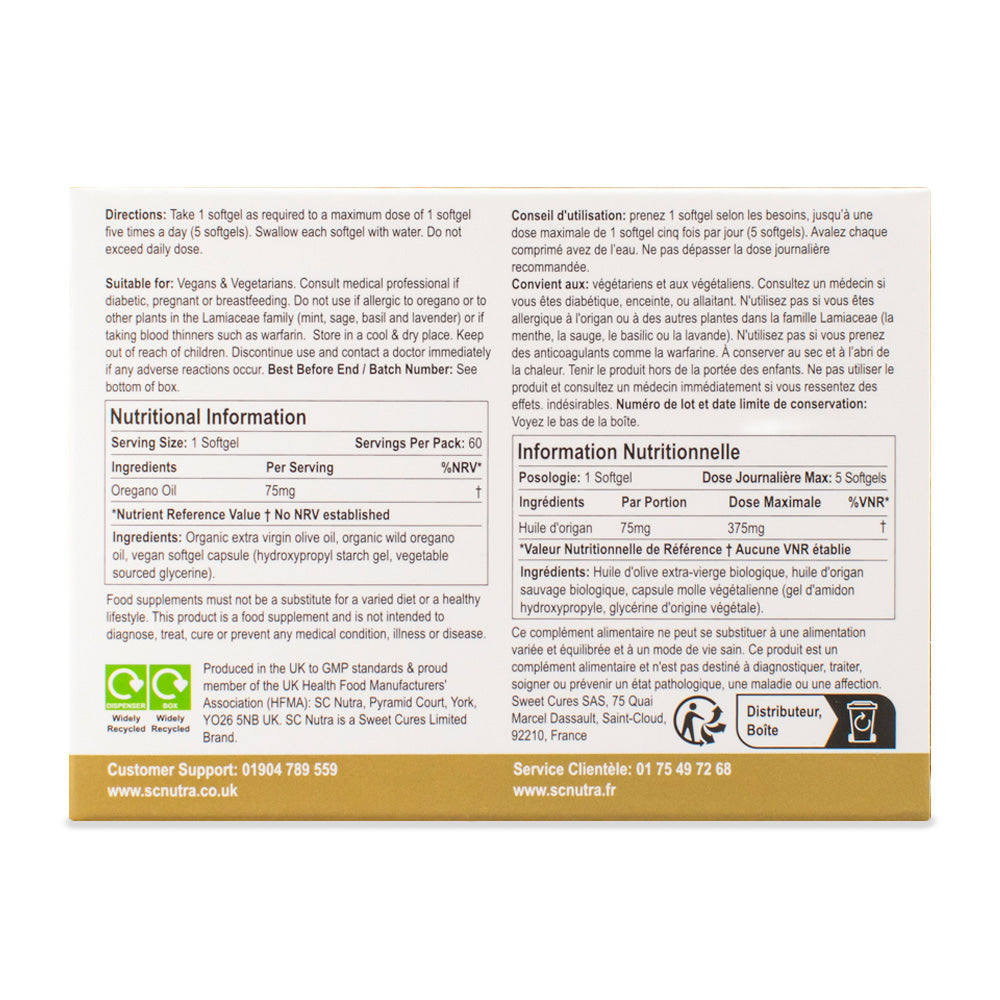 Wild Oregano Oil  C80 Softgel Capsules