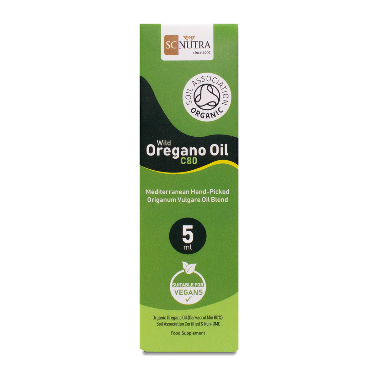 Organic Wild Oregano Oil C80 5ml