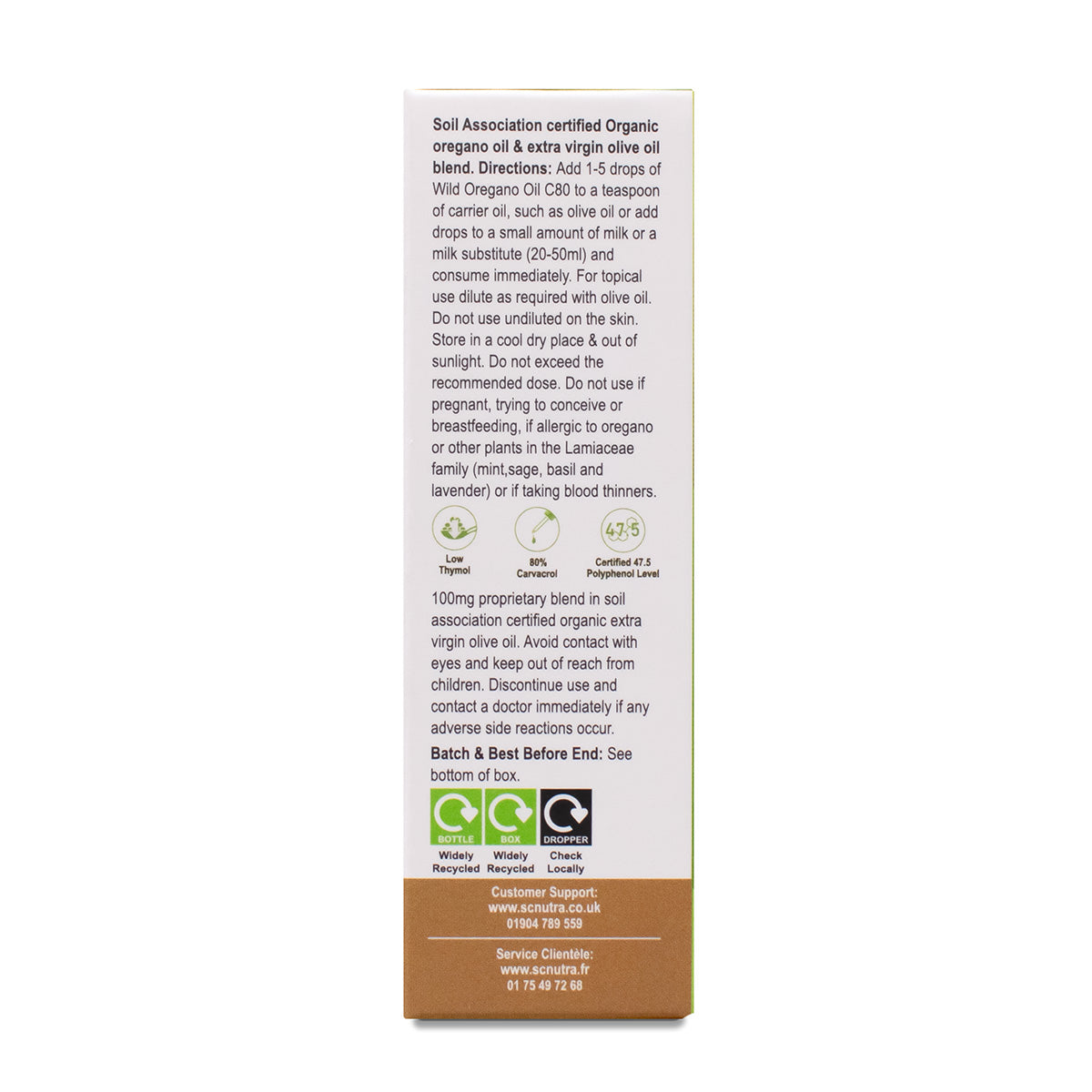 Organic Wild Oregano Oil C80 5ml