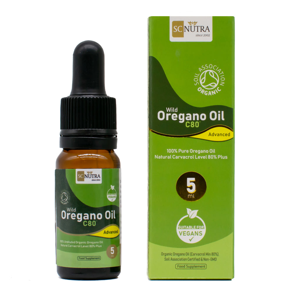 Organic Wild Oregano Oil C80 Advanced (Undiluted) 5ml – SC Nutra
