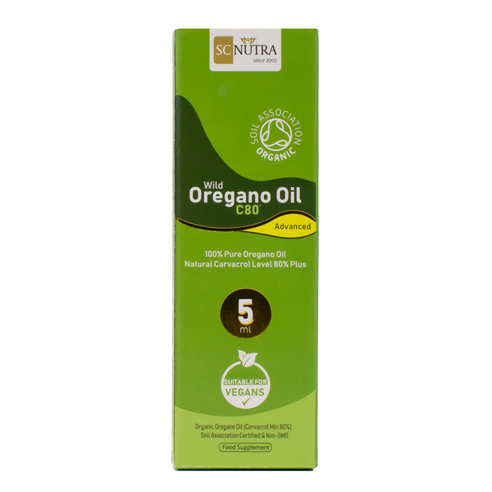 Organic Wild Oregano Oil C80 Advanced (Undiluted) 5ml