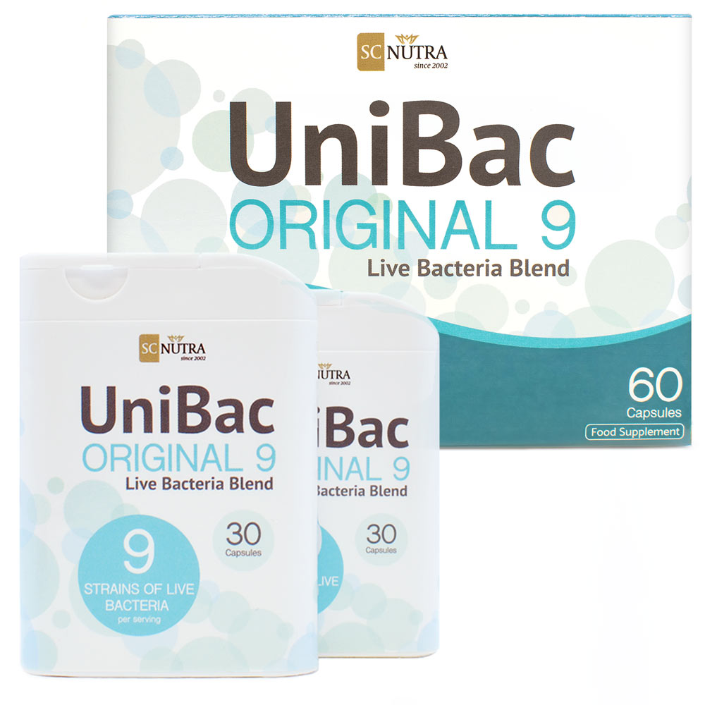 UniBac Original 9 Probiotics Live Unified Bacteria Blend