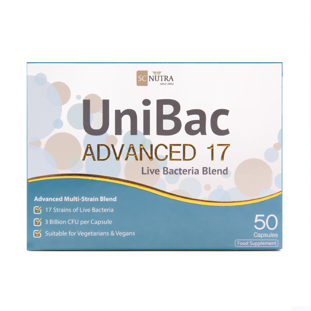 UniBac Advanced 17 Probiotics Live Unified Bacteria Blend